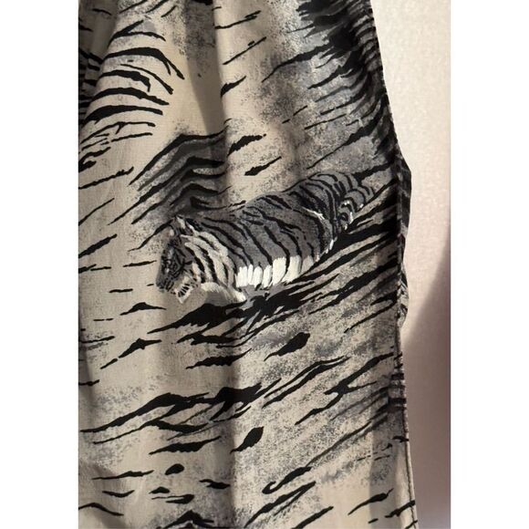 Animal Print Sheer Scarf - Picture 4 of 11